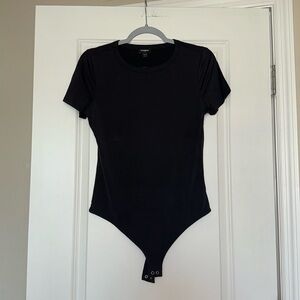 Black Express short sleeve bodysuit